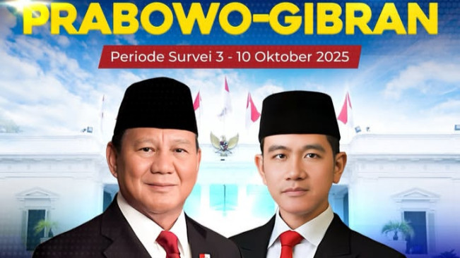 Ilustrasi pasangan Prabowo-Gibran capai kepuasan merata di seluruh Indonesia. [Instagram]